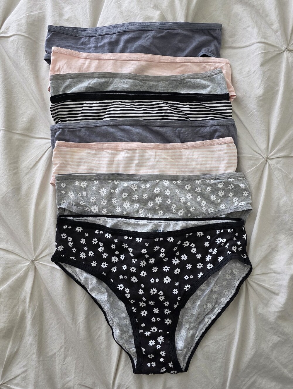 NEW Cat & Jack Girls Cotton Bikini Underwear 8-Pack Assorted Colors